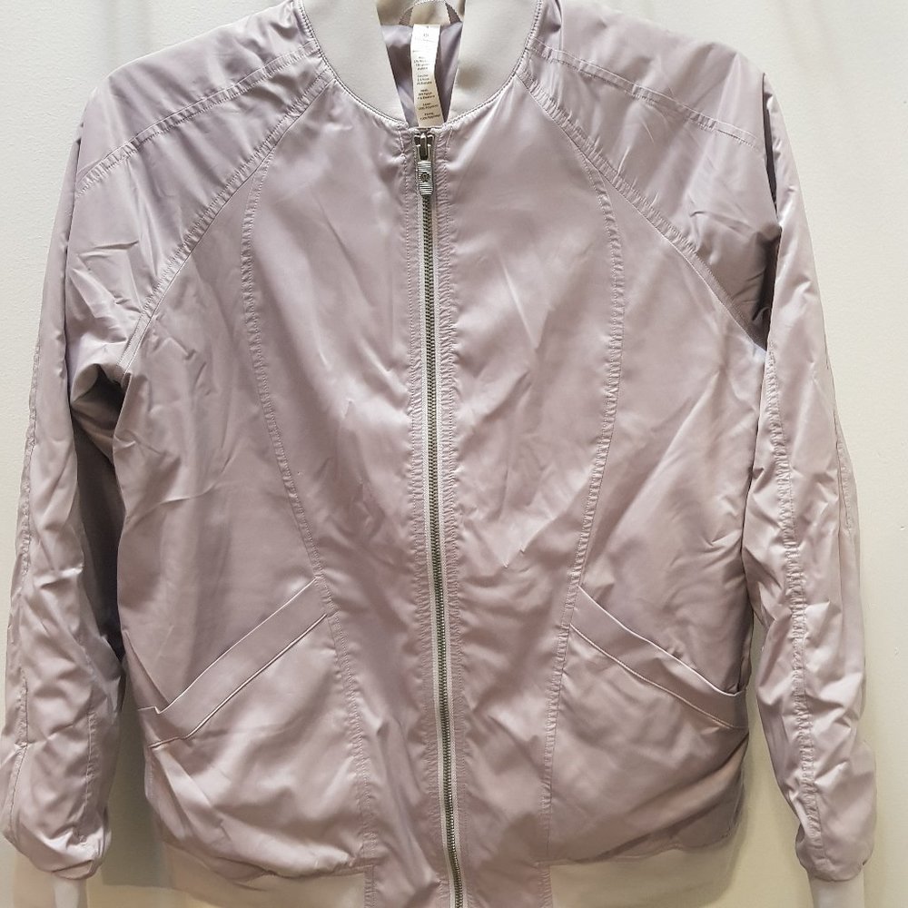 Lululemon lavender bomber jacket